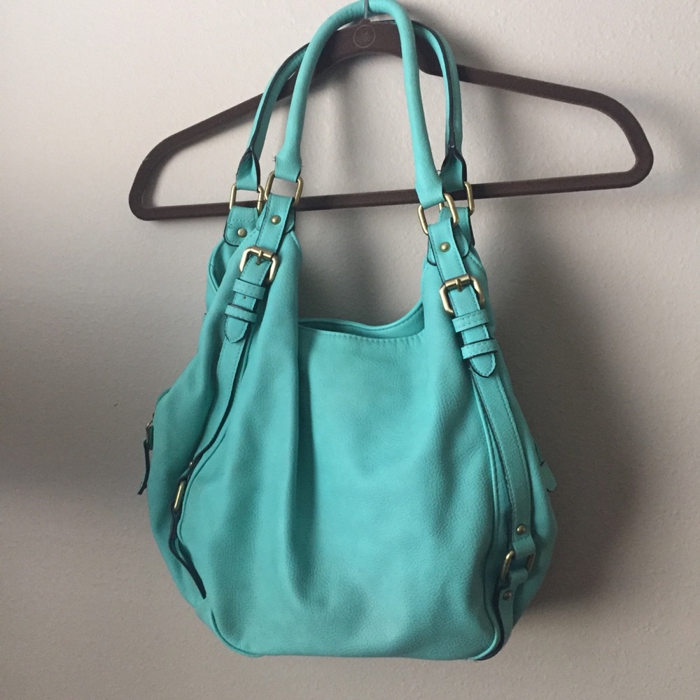 Merona Aqua Blue Shoulder Bag